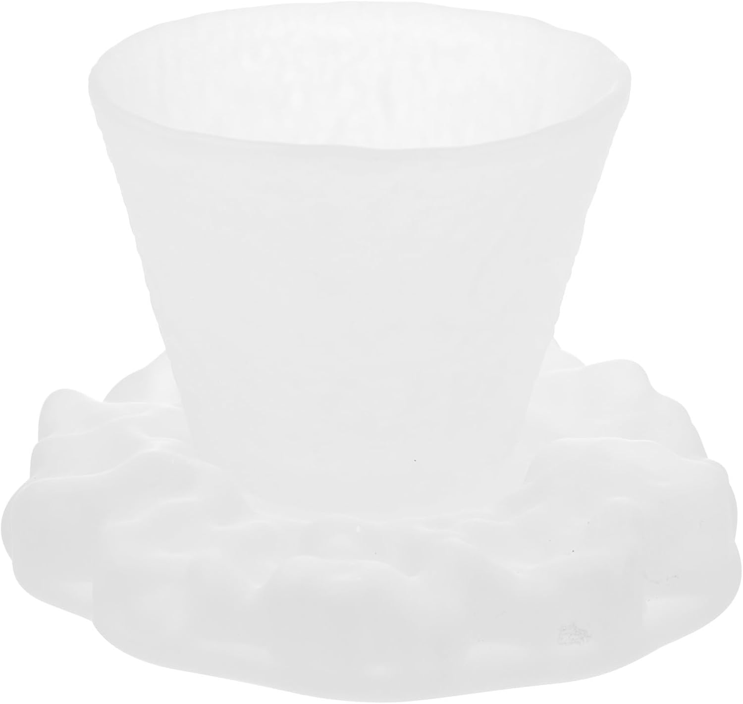 Alipis Delicate Tea Cup Glass with Rounded Rim for Oolong Tea Service