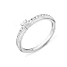 Produktbild Miore Damen 925 Sterling Silber Hochzeitsring mit Zirkonia
