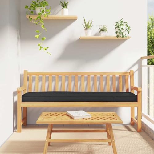 Cojín para palé negro transpirable e impermeable de 200x40 cm 2