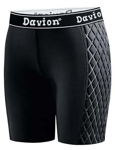 Davion Womens Padded Softball Sliding Shorts with Side Pads
