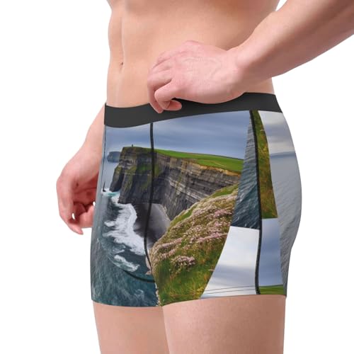 Ireland Outdoors County Clare The Cliffs Men's Boxer Briefs Soft Breathable Underwear4