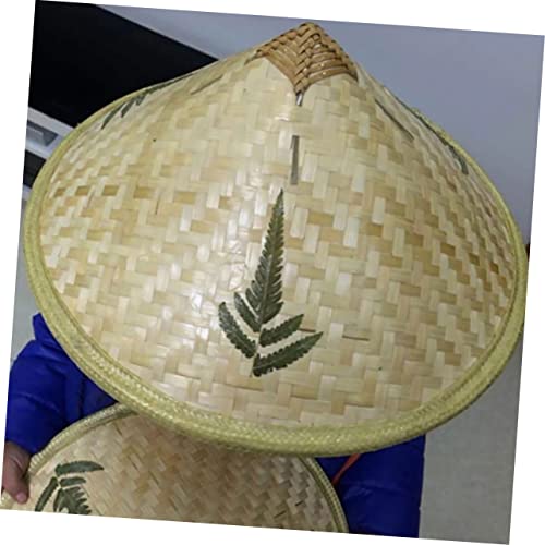 jojofuny 2pcs Woven Hats for Boys and Girls Brim Sun Block Caps Lightweight -Raining Hats for Outdoor Use for Fishing Gardening and Sun4