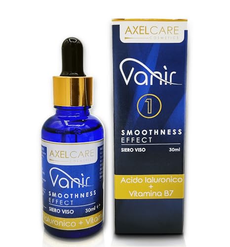 AXELCARE Gesichtsserum Vanìr Smoothness Effect, Hyaluronsäure und Vitamin B7, vegane Formel, 30 ml