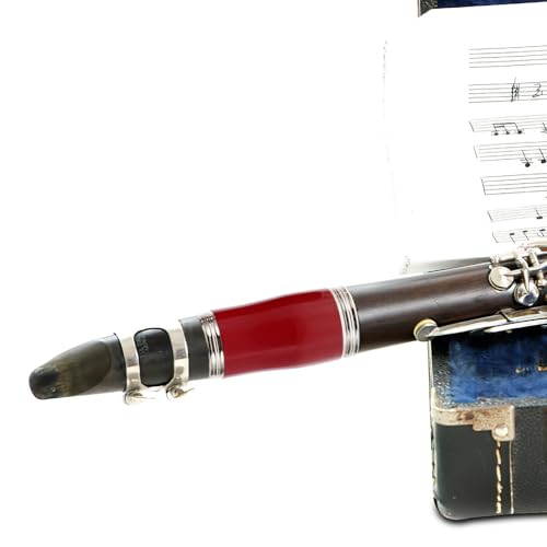 TOYANDONA Pair of Red Abs Clarinet Tuning Tubes Colorful Clarinet Barrel Pitch Tubes Musical Instrument Accessories