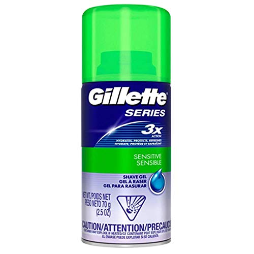 Gillette Series Shave Gel 2.5 Ounce (12 Pieces) Sensitive #TOP27