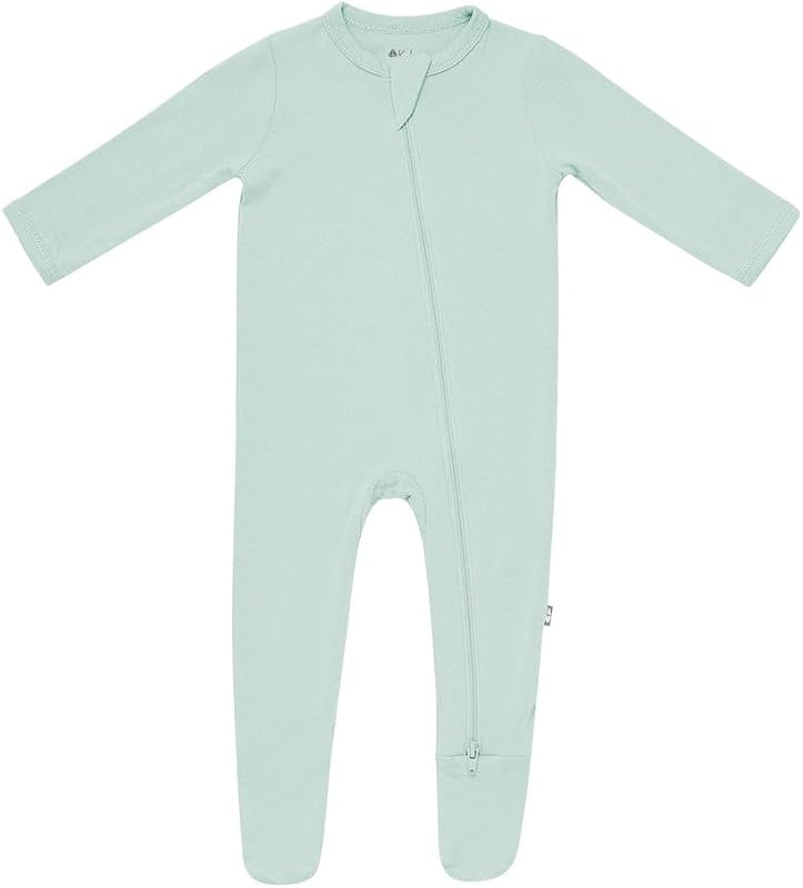 KYTE BABY Infant and Toddler Dual Zipper Footie, Ultra-Soft Rayon Made From Bamboo, Boys and Girls Clothing