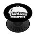 BBQ Grillmaster Memphis Tennessee Souvenir Parrilla PopSockets PopGrip Intercambiable