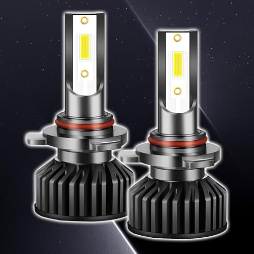 HHZL 9005 Light Bulbs Compatible for 2006-2015 Toyota RAV4 Super Brightness 6000K Car Front led Headlight With Built-In Driver, High and Low Beam Fog Light Bulbs Replacement, Plug and Play - Pack of 2