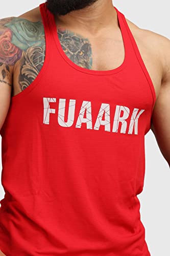Image of FUAARK Classic Men's Regular Fit Gym Tank Tops Sports Sleeveless Vest