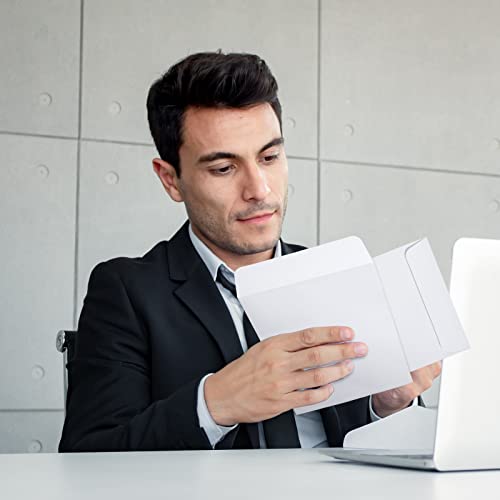 500 Pcs 6 X 9 Self Adhesive Security White Catalog Envelopes 27Lb Designed For Secure Mailing Securely Holds Small Booklets, Catalogs, Cards, Or Brochures With Strong Peel And Seal Flap #TOP6