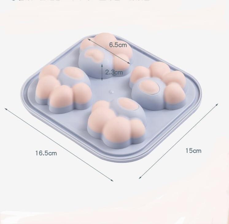 Molde para Hielo en Forma de Huella de Gato miniatura 5