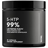 Elevated 5-HTP By Toniiq Standardized at 98% | 5 HTP 200mg Per Serving | Superior 5HTP for Mood and Sleep Support | 90 Veggie Capsules