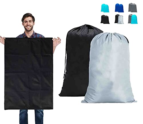 Kleiber Wäschebeutel Stoff 55x70cm - Leichter Reisebeutel Mit Schnürverschluss