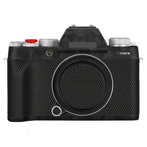 Autocollant en vinyle Fujifilm X-T200 anti-rayures noir motif triangle pour boîtier