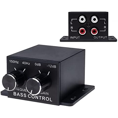 CHELINK Universal Car Remote Bass Control RCA Subwoof Amplifier Cover