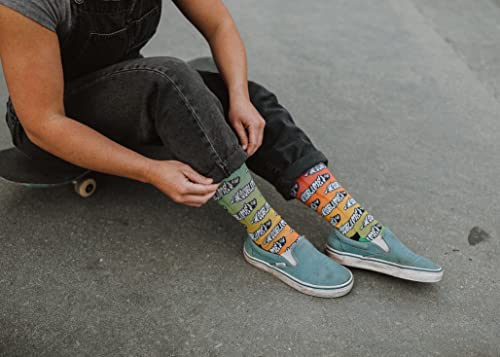 MERGE4 Sublime Joint Crew Socks for Men and Women With Padded Soles Elastic Arch Support Cushioned and Comfy4