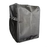 Alanmoship Copertura protettiva per piano di lavoro in tessuto Oxford, con manico e tasche laterali, compatibile con robot da cucina Tm7, nero, 335 x 405 x 235 cm, ideale