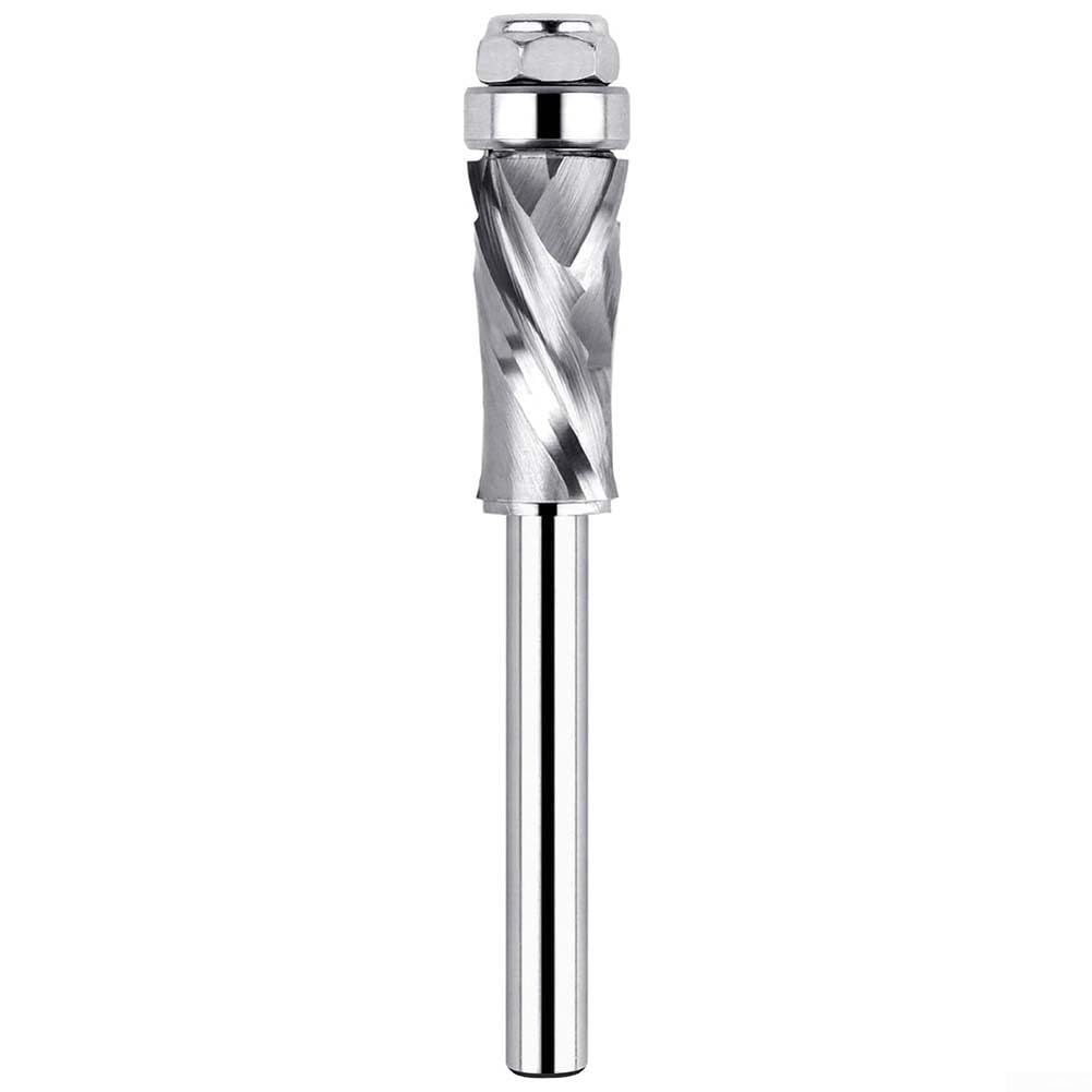 Punta per Router a Spirale con Cuscinetto Inferiore(6.35x31.75mm)