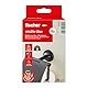 fischer Badkleber im 4er Pack, Klebstoff zur Anbringung von Badaccessoires, wasserbeständig, für Bad & Küche, Befestigung ohne Bohren, zuverlässiger Halt, 4 x 4 g