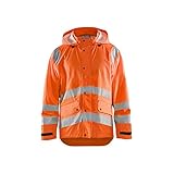 100% Polyester Blaklader 432320005300XL Level 1 RegenJacke, High Vis Orange, Größe XL
