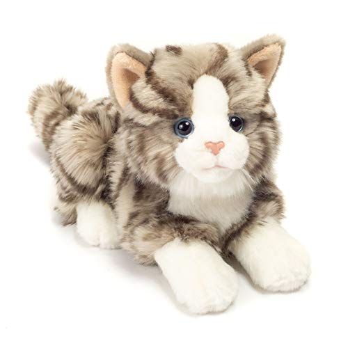 Teddy Hermann 90691 Katze 20 cm, Kuscheltier mit idealem Recyclinganteil (Füllmaterial)