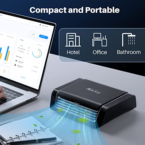 Airdog V5 Car Air Purifier - Patented Tpa Technology Quiet Portable Air Purifier For Car, Washable Filter, Remove 99.9% Of Dust, Smoke, Odors, And Harmful Particles, Ideal For Car Office Bedroom #TOP5