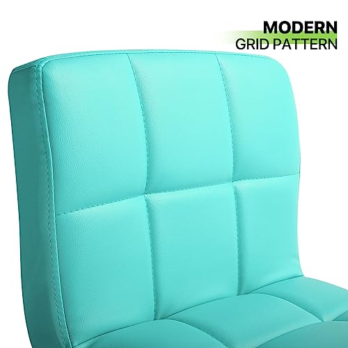 Magshion Bar Stools Set Of 2, Adjustable Kitchen Island Chairs Counter Height Barstools Swivel No Armrest Pu Leather Chair #TOP5