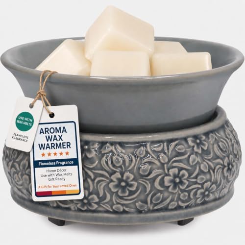 mocosa Ceramic Wax Melt Warmer for Scented Wax Melts 3-in-1 Electric