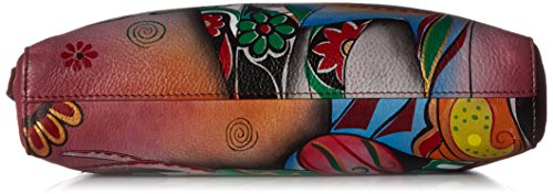 Anna By Anuschka Slim Medium Crossbody, Retro Elephant #TOP3