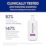 Routine Wellness Anti-Thinning Shampoo for Thinning Hair - Biotin DHT Blocker Women & Men - Color Safe Shampoo for Hair Loss & Healthy Hair - Rose Hips - 14oz - Image 2