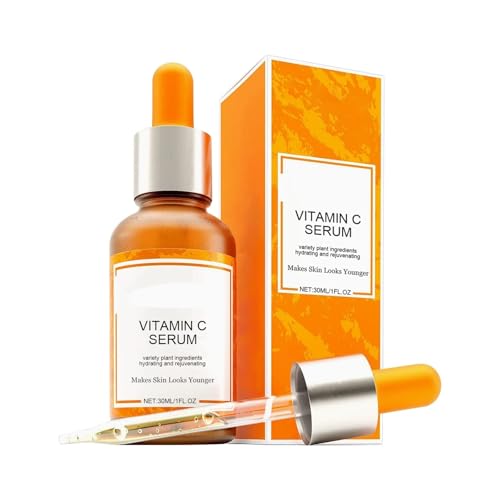 Sérum Visage À La Vitamine C - Anti-âge, Réduit Les Rides Et Ridules, Raffermit La Peau, Booste L'éclat, Double Vitamine C For La Protection Solaire Et Le Renouvellement Cutané(3PCs)