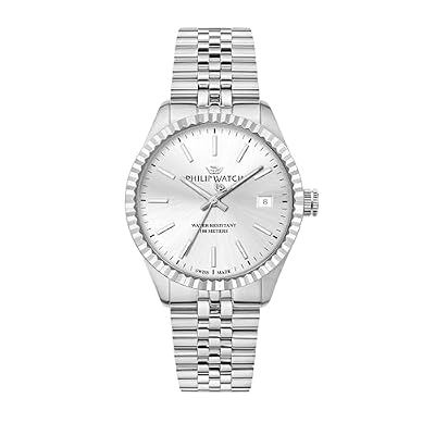 Philip Watch Orologio Uomo, Tempo, Data, Analogico, 39 mm, Collezione CARIBE URBAN
