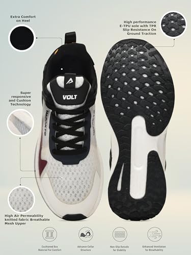 Image of Impakto Volt Men's Stylish and Comfortable with Lace-Up Trendy Sports Running Shoe