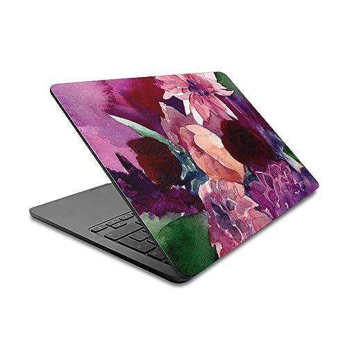 Skin Autocollant Vinyle Mai Autumn Dahlias pour MacBook Air 13.6" Éition Luxe Finition Précise
