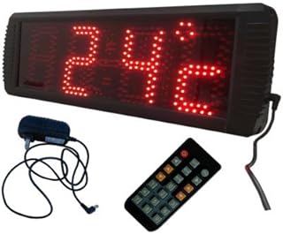 BestLED Semi-Outdoor LED Time and Tempeture Sign 5