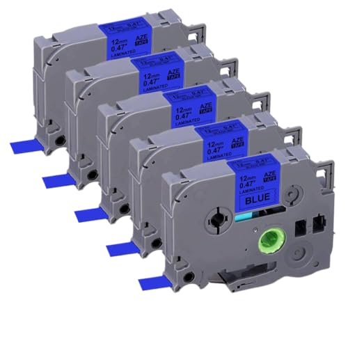 5�p�b�N TZe-231 TZe-131 TZe231 12mm ���x���e�[�v TZe-631 ���~�l�[�g���{���v�����^ PT-H110���f���Ή� (�n�ɍ�5����)