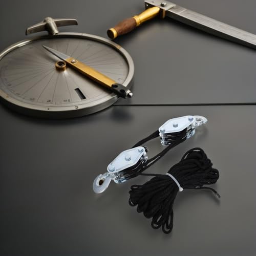 Sistema De Poleas De Elevación Ga - Aparejo De Elevación De Cuerda Versátil para Elevación En Caza Y Uso General - Herramienta De Polea Eficiente para Levantar Carga