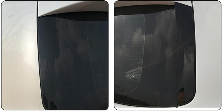 2pcs Left + Right Rear Spoiler Side Wing Trim Covers Fit For Nissan Patrol Y62 2010-2018 Black ABS Car Exterior Accessories
