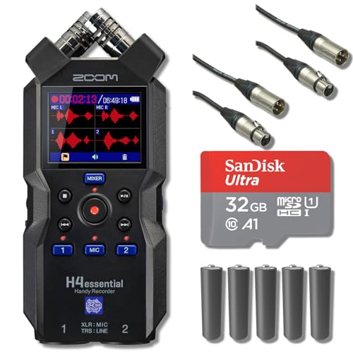 Zoom H4essential Portable Audio Recorder with MicroSD