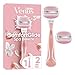 Gillette Venus rasoir pour femme ComfortGlide Spa Breeze, manche réutilisable, lot de 2 recharges à 3 lames en acier inoxydable, 1 rechange par 30 jours de rasage, conçu pour corps et poils