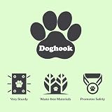 Doghook Hundeanhänger, sichere Hundeleine, Parkmontage, für den Innen- und Außenbereich, Wandhaken, aus Edelstahl, praktisches Leinenmanagement für Zuhause und Geschäft, schmal, kompakt