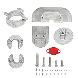 Kit D'anode en Aluminium, 888756Q01 Kit D'anode Marine Haute Résistance Kit D'anode Antirouille et Imperméable pour Moteurs Semi-hors-bord Mercruiser Alpha 1 Génération 2
