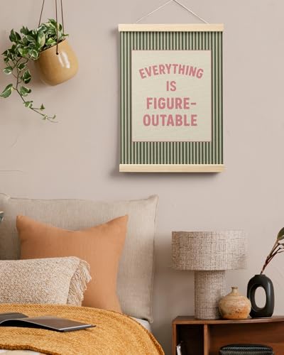 image for FGFK Everything Is Figureoutable Positive Affirmations Wall Art Poster