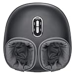 Nekteck Foot Massager with Heat, Shiatsu Feet Massage Machine Deep Kneading, Air Compression, Improve Blood Circulation and Foot Wellness,Relax for Home Office Use (Grey)