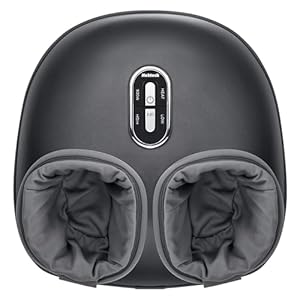 Nekteck Shiatsu Foot Massager Machine and Heat, Air Compression with Deep Kneading Therapy, Relax for Home or Office (Large Size)