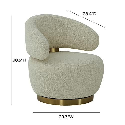 Sillón peluche plegable Beige miniatura 3