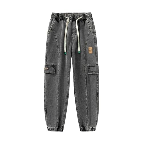 Jeans homme 8XL noir fini l'inconfort grâce à ce pantalon ample à jambes larges