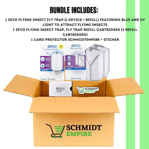 Zevo Flying Insect Trap, Fly Trap, Fruit Fly Trap (1 Plug-in Bases + 3 Refill Cartridges) Gnats, and House Flies Mosquitoes - Thumbnail 2