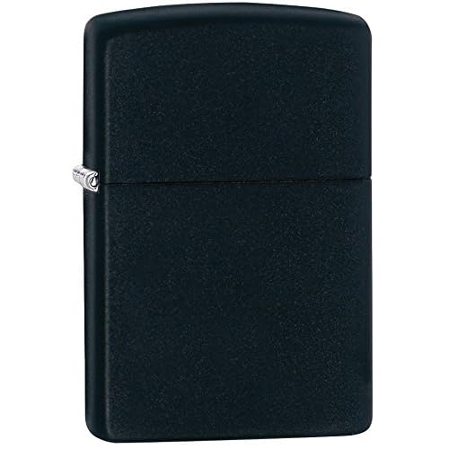 ZIPPO ジッポー 218 Black Matte ブラックマット つや消し FULL SIZE ZIPPO LIGHTER ジッポライター [並行輸入品]