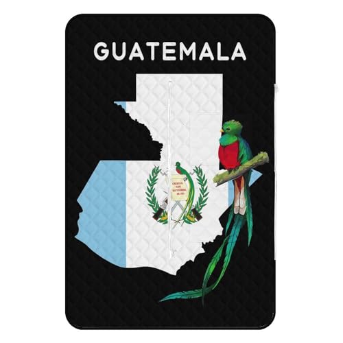 Flag Map and Quetzal Bird of Guatemala Picnic Blankets,Portable Waterproof Foldable Picnic Mat,Sandproof Outdoor Mat for Park Picnic Blanket Accessories for Adults